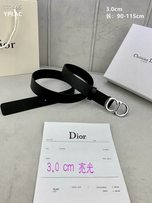 Dior Belt 30mmX90-115cm 8L07